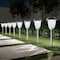 Pure Garden Outdoor Solar Lights, Gunmetal, 8PK 50-LG1059 - alternate 1